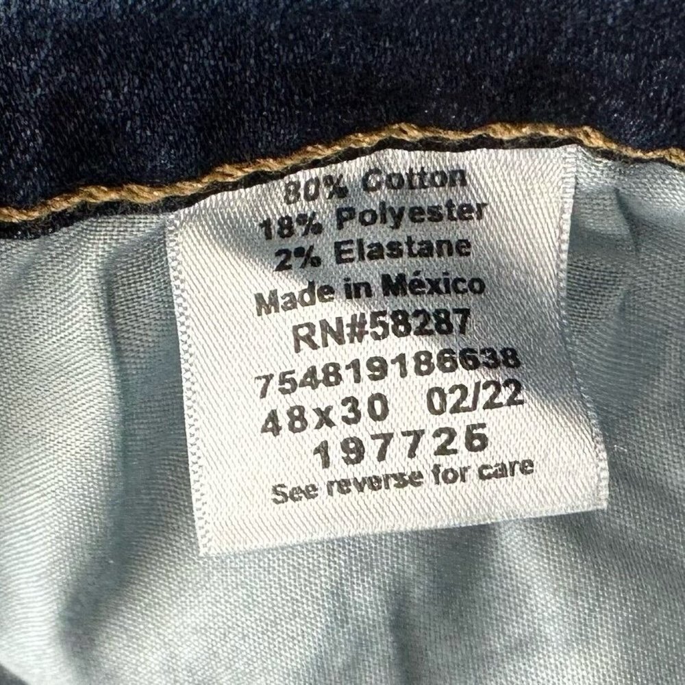 Sonoma Jeans Womens 48/30 The Everyday Skinny Dark Washed Stretch Denim Blue - Picture 11 of 14